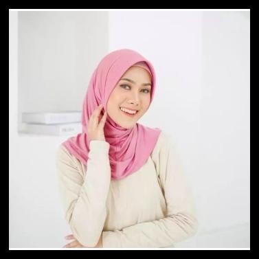 HIJAB BERGO JERSEY PREMIUM PET PENDEK / HIJAB SPORTY PENDEK / HIJAB SPORT SALUR INSTAN SIMPLE