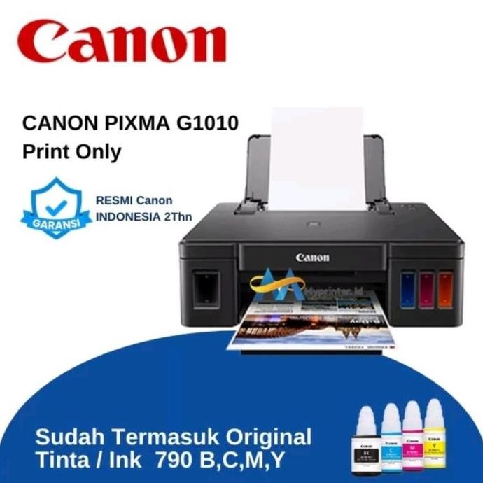 Printer Infus Canon G1010 Baru Resmi New Stok