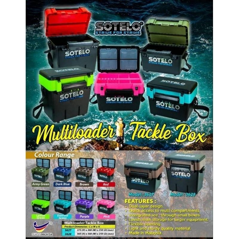 Seat Box Sotelo / Kotak Duduk Sotelo - Juragan Pancing Murah