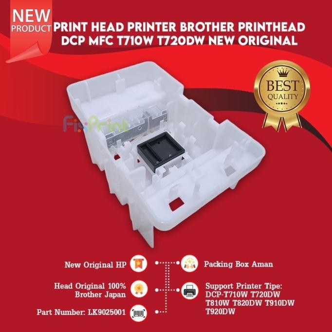 Print Head Brother Original Dcp Mfc T710W T720Dw T820Dw Lk9025001 New Stok