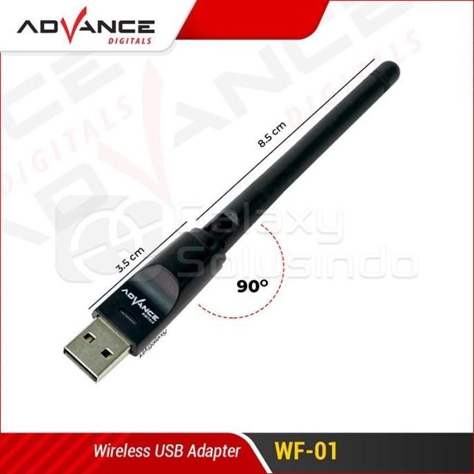 Advance Wf-01 Stb Set Top Box Usb Dongle Wifi Wireless Adapter 150Mbps New Stok