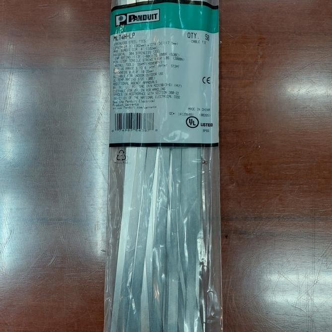 

Cable Ties Stainless Mlt4H-Lp 360Mmx7,9Mm Panduit Stainless Isi 50 Pcs Co