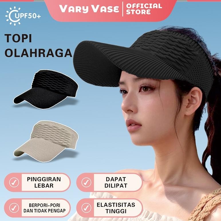 Ready Vary Vase Topi Golf Tennis Rajut Katun Elastis Topi Baseball Gaya Korea Topi Olahraga Wanita S