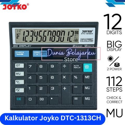 

Kalkulator Joyko DTC-1313CH / 12 Digits / Check Correct / Calculator