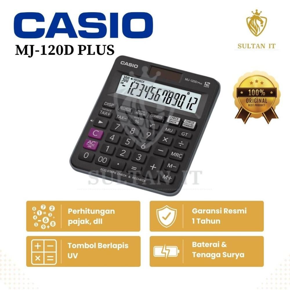 

Casio MJ 120D / MJ 100D plus Kalkulator Dekstop Origianl