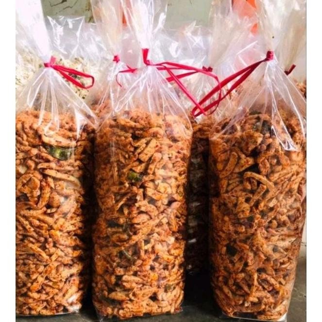 

1 ball isi 2kg basreng xtra pedas daun jeruk