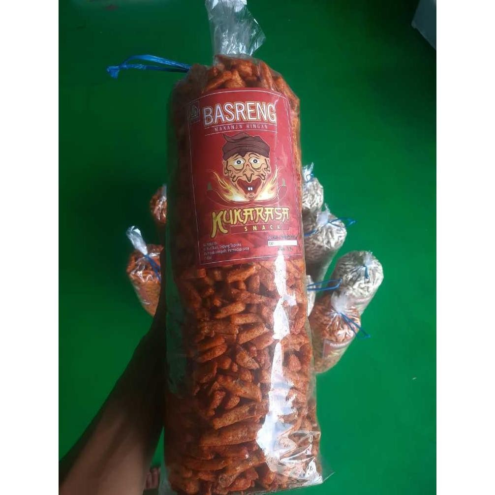 

1 Ball isi 2 kg basreng pedas / basreng original (kukarasa snack)