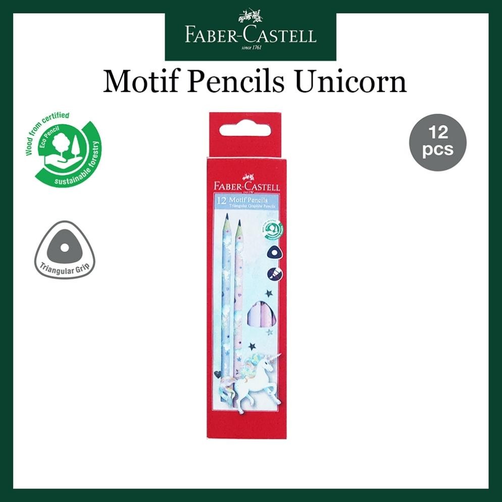 

Pensil Motif 2B Faber Castell / Bentuk Segitiga Motif Robot dan Unicorn Per Box