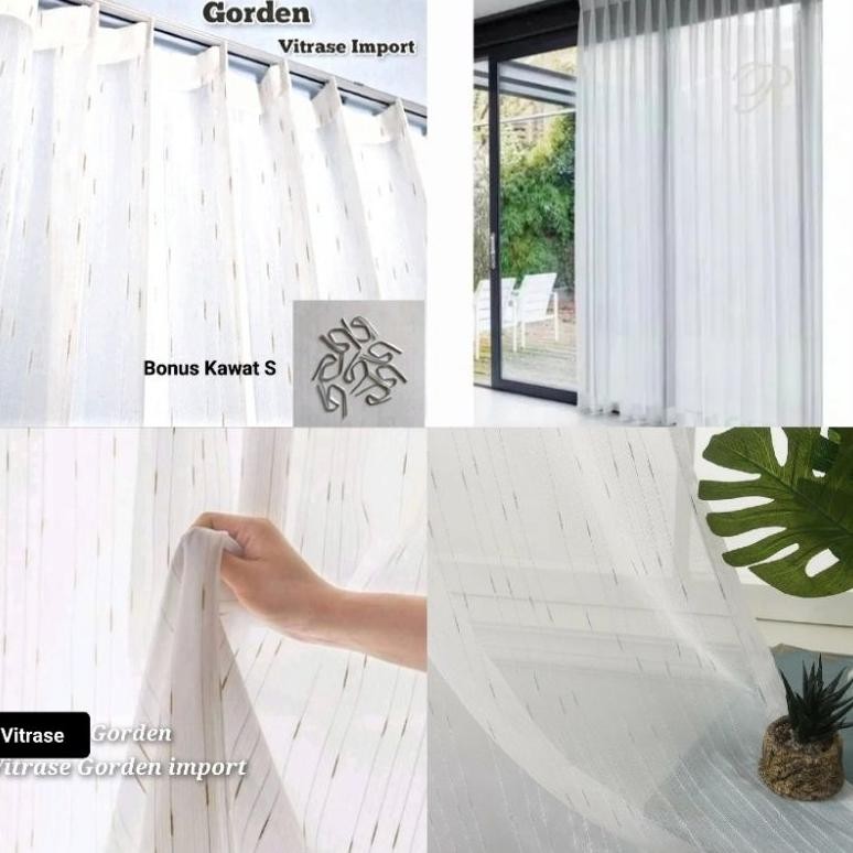 Vitrase Gorden Dalaman Gorden Tebal Vitrase Gorden Tebal Tirai Hordeng