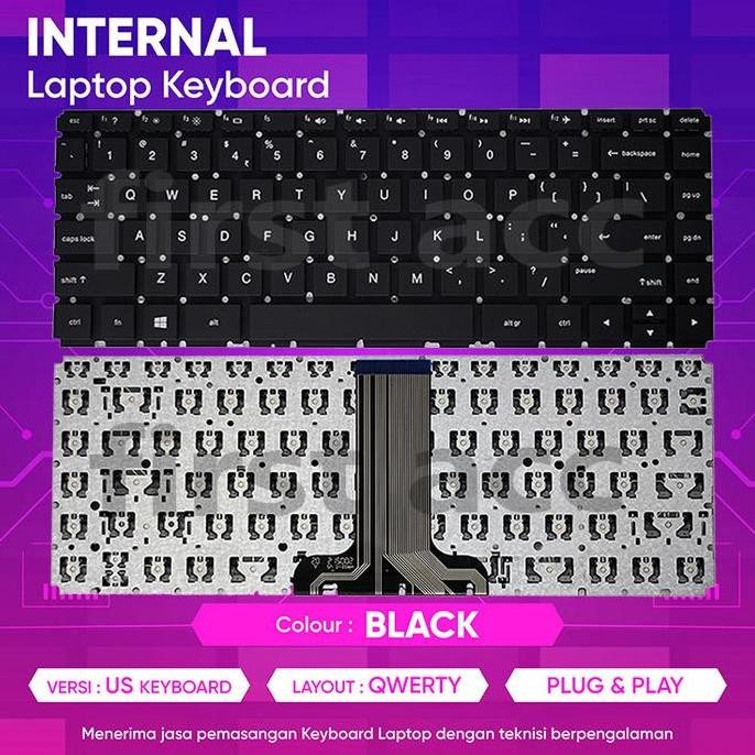 Keyboard Laptop Hp 14S-Cf0131Tu 14S-Cf1047Tx New Stok