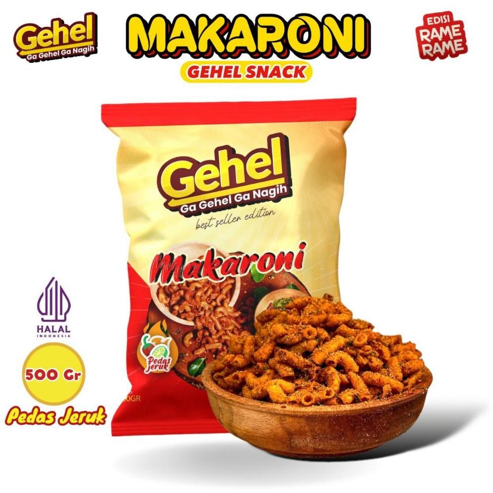 

Gehel Makaroni 500gr - Makanan Ringan