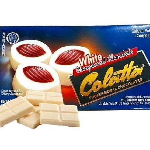 

Colatta White Compound 250 Gram Colatta White Chocolate Cooking 250 Gr