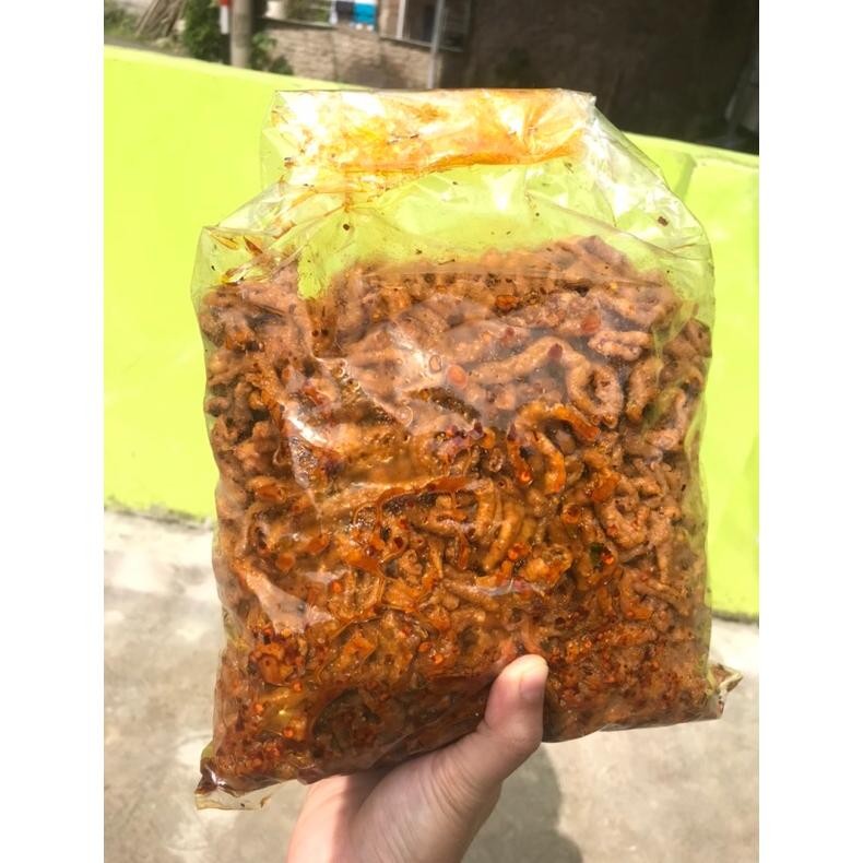 

1 KG - 1/4 KG - 1/2 KG USUS KRISPY PEDAS MERAH DAUN JERUK