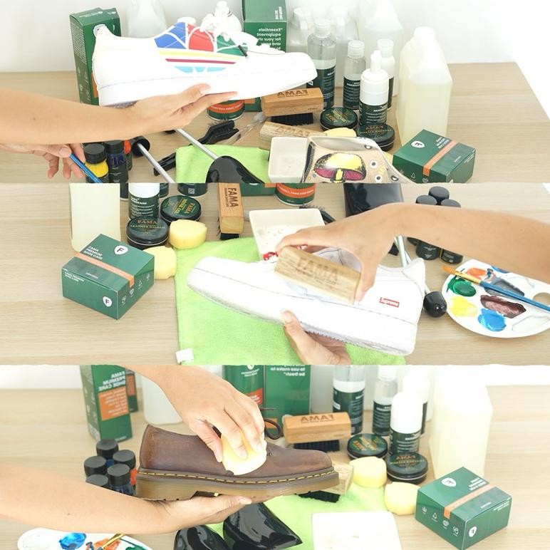 FAMA-Super Clean 500Ml-Pembersih Sepatu-Sabun Sepatu-Penghilang Noda Sepatu-Fama Shoes Cleaner-Fama 