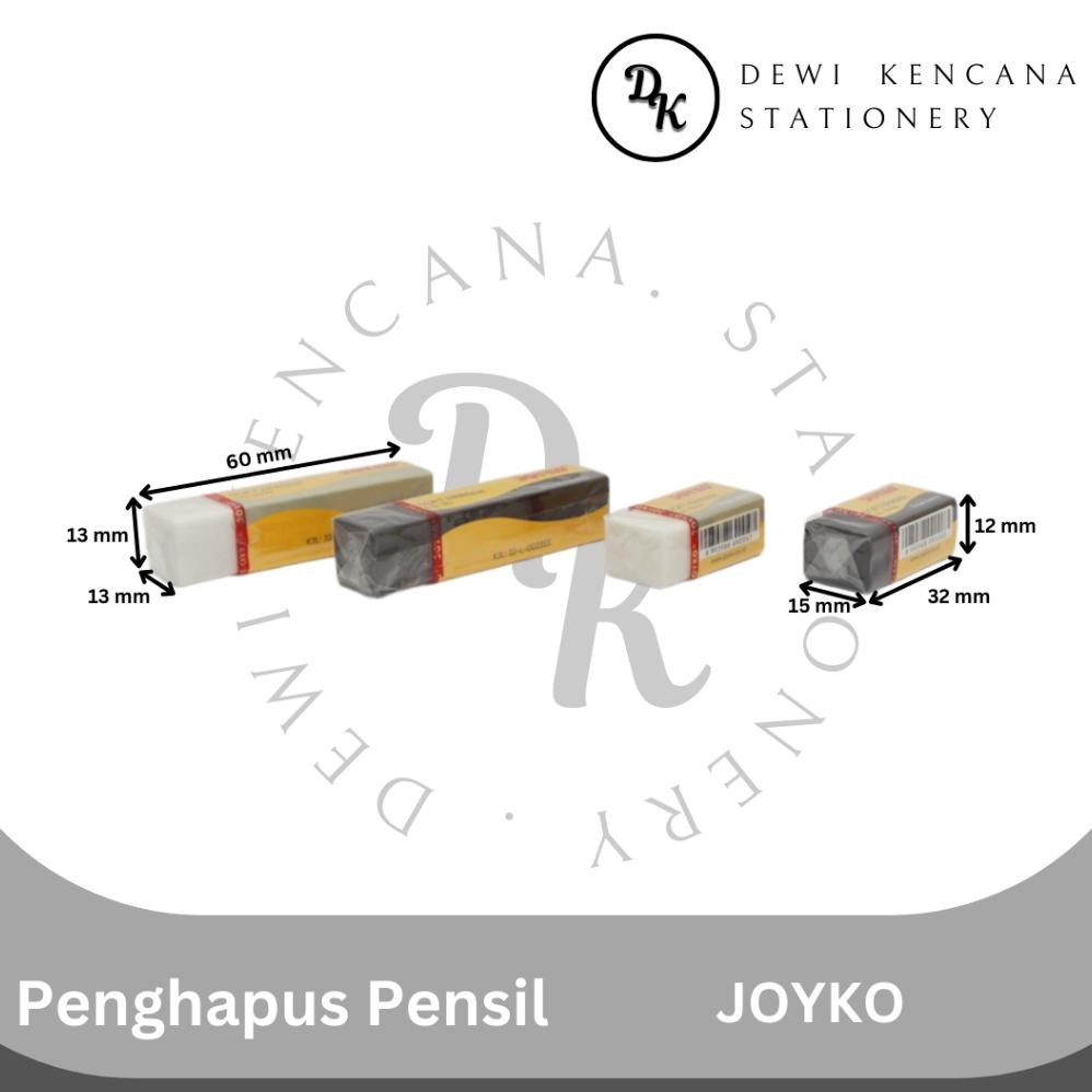 

Penghapus Pensil JOYKO Soft Eraser 1 Pak [Box]