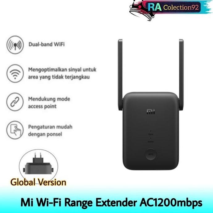 Mi Wifi Range Extender Extender Ac1200 Penguat Signal Wifi 1200 New Stok