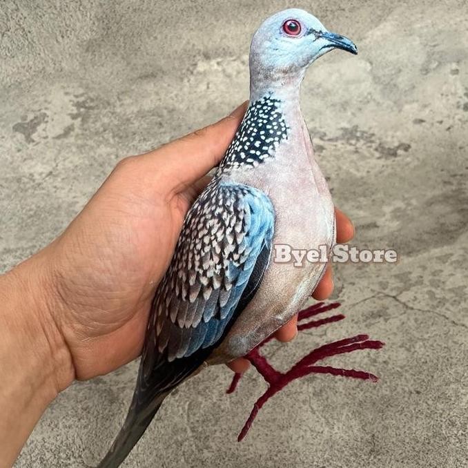 (Allthebest) Patung Burung Tekukur Dekukur / Burung Balam