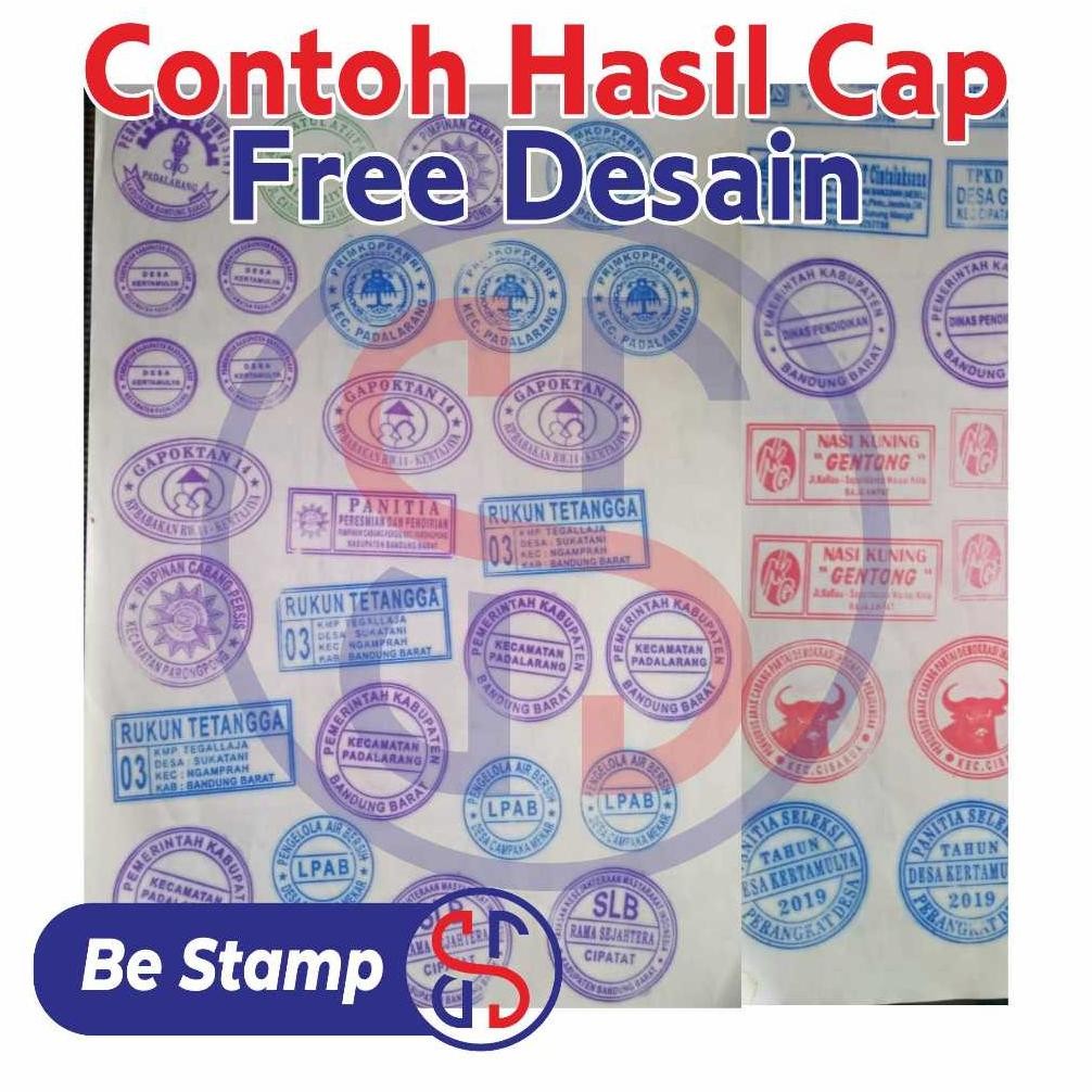 

Cetak Stempel Flash Bulat BONUS TINTA