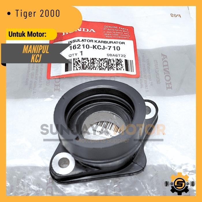 Manifold Kcj Intake Manipul Original Honda Tiger 2000 Gl 200 Manipol Maniful Karet Intek Presisi Ins