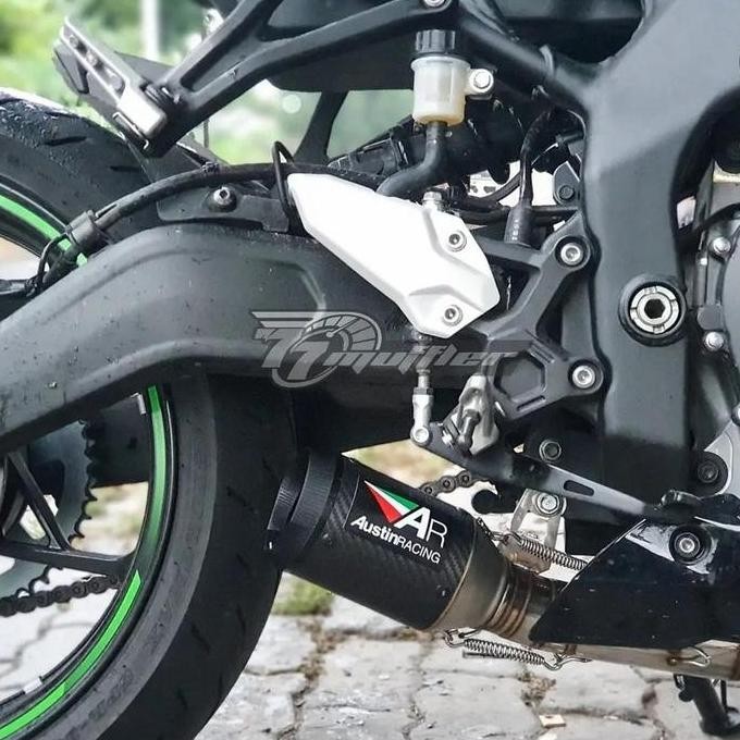 Knalpot Zx25R Zx 25R Fullsystem Austin Racing Gp Carbon Import Terbaru