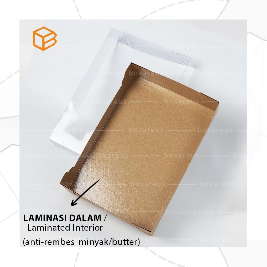Box Donat Isi 6 | Dus Donat Laminasi | Kotak Mika | WB DONAT6