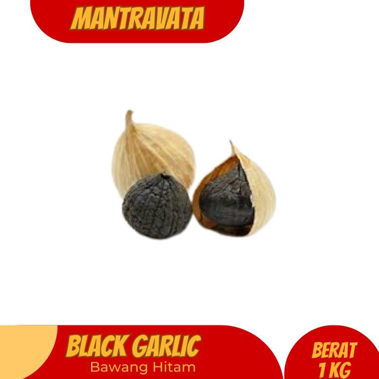 

Black Garlic Tunggal Mantravata 1 Kg Bawang Hitam Lanang Kualitas Premium