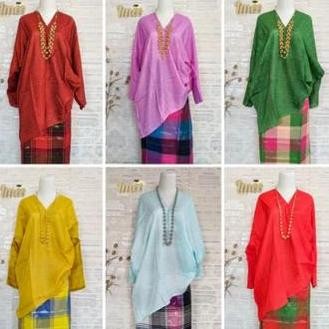 Baju Adat Bugis Makassar Baju Bodo Set Lengan Panjang