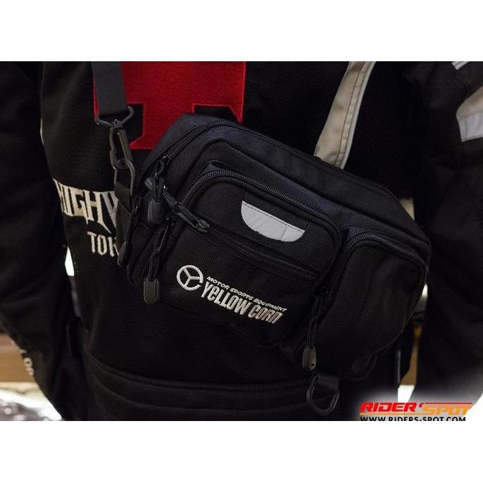 Grosir Tas Yellowcorn Ye-34 Waistbag Black