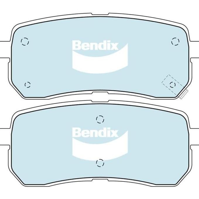 Kampas Rem Belakang Hyundai H1 Bensin & Diesel BENDIX Brake Pad DB1957