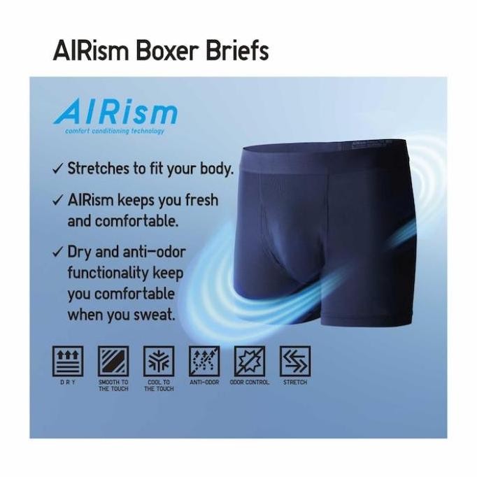 Celana Airism Pakaian Dalam Boxer Motif UNIQLO ORIGINAL