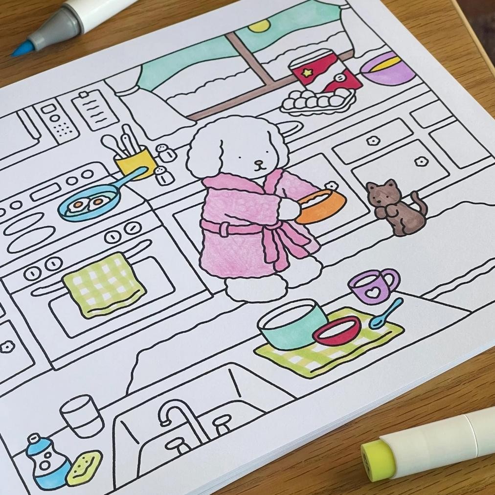 

Bobbie Goods Coloring Book Volume 3 - Free Totebag