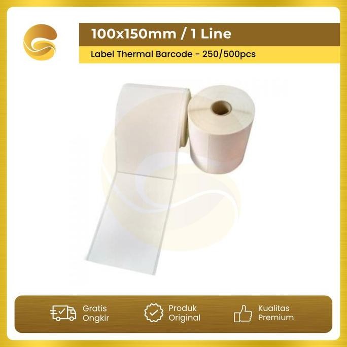 

PROMO LABEL BARCODE 100x150mm KERTAS STICKER LABEL THERMAL 100 x 150 mm