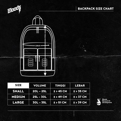 Original Bloods Series Backpack Tas Punggung Massims Ii-99