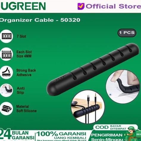 

DISKON UGREEN Kabel Klip Organizer Penjepit Kabel Wire Holder Perapih Kabel