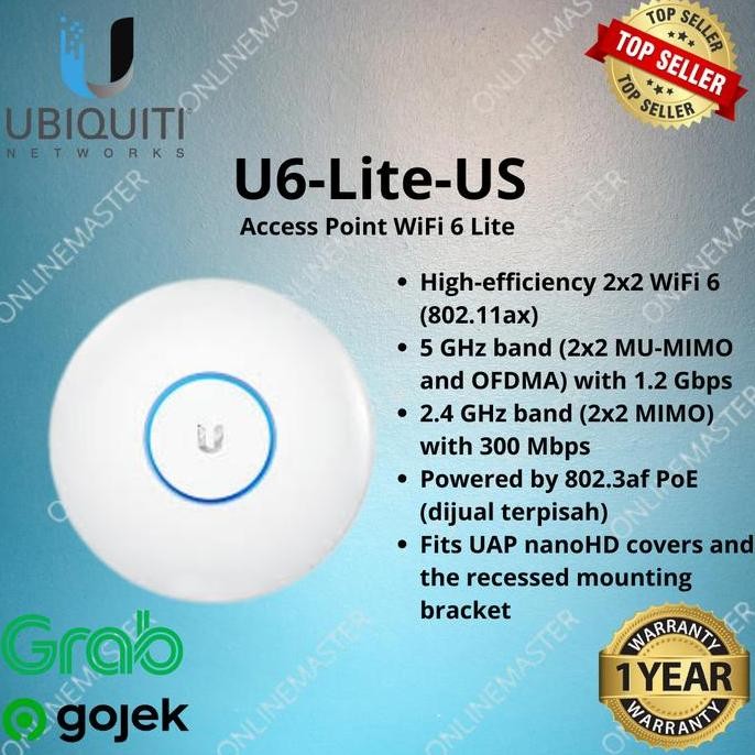 TERBARU - UniFi 6 Lite Access Point U6-Lite-US