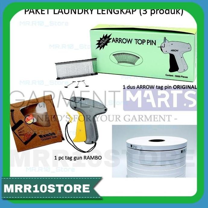

TERMURAH Paket Laundry Alat tembak Tag gun & Tag pin & Pita label penanda