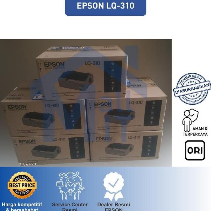 Printer Epson Domatrix Lq310 Epson Lq-310 Lq 310 Resmi New Stok