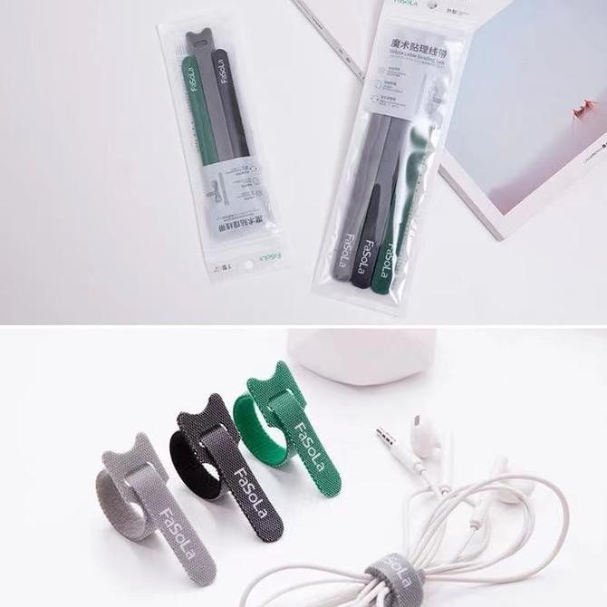 

HOT PROMO FaSoLa Cable Binding Belt Strap Pengikat Kabel
