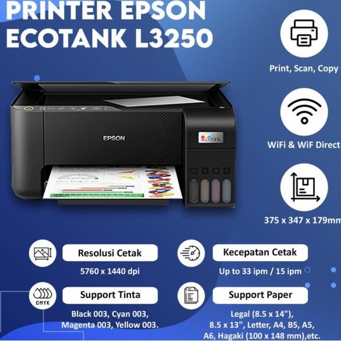 Epson Ecotank L3250 New Stok