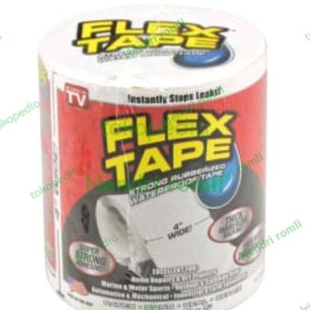

HOT PROMO Flex Tape Isolasi Karet Tahan Air 10 Cm - Putih