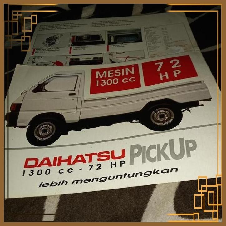 [RBM] BROSUR DAIHATSU ZEBRA PICKUP
