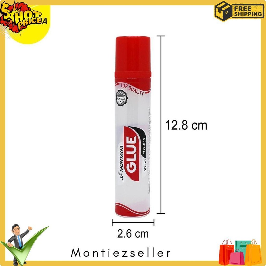 

Montana Lem Cair 50Ml 12 Pcs Liquid Glue Perekat Serbaguna Tlg-R50/Box Terlaris! Produk Ini Banyak Dicari