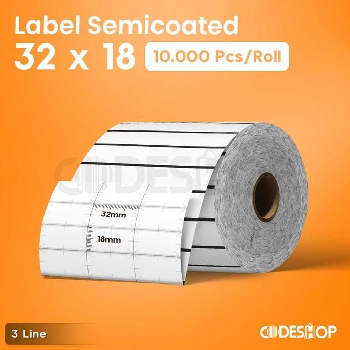 

HRG DISKON LABEL BARCODE BLACK MARK 32X18 32 x 18 CACAH