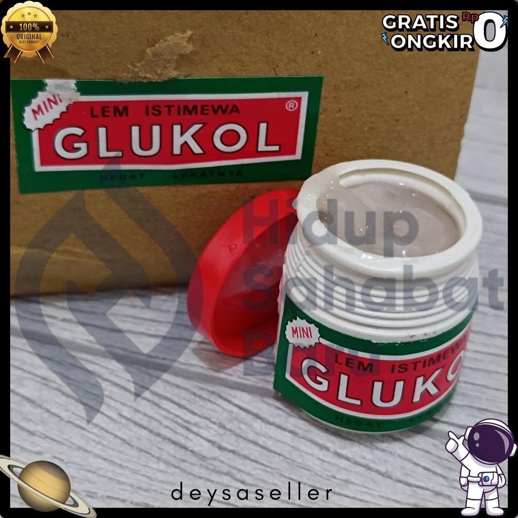 

Satu Pack ( 24 Biji ) Lem Kertas Glukol Kecil Diskon