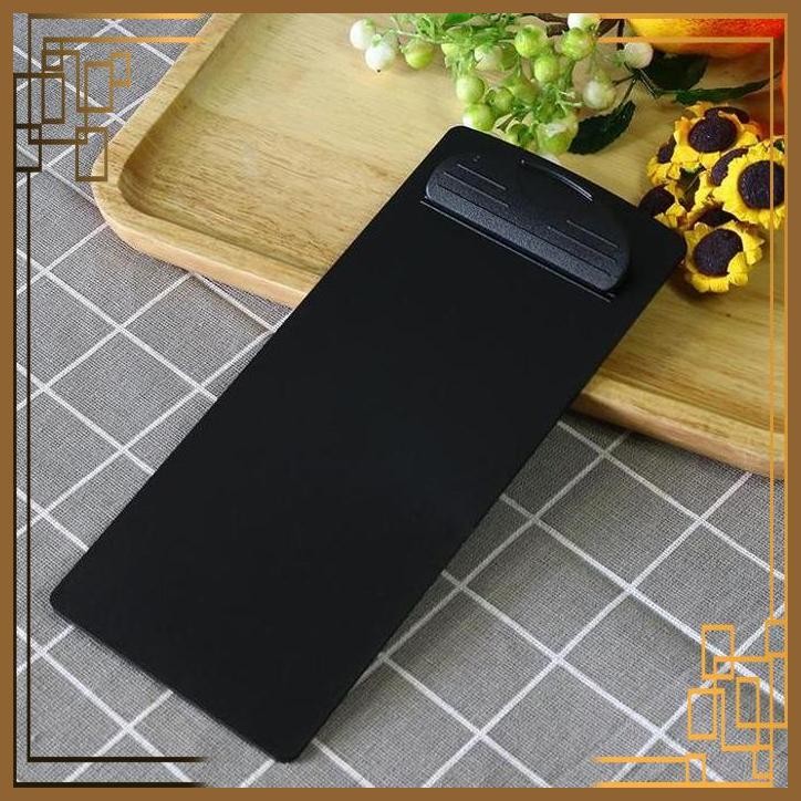 

[CRM] 23*10 CM CLIPBOARD COVER PLASTIK BILL HOLDER RESTAURANT RESTO/CAFE