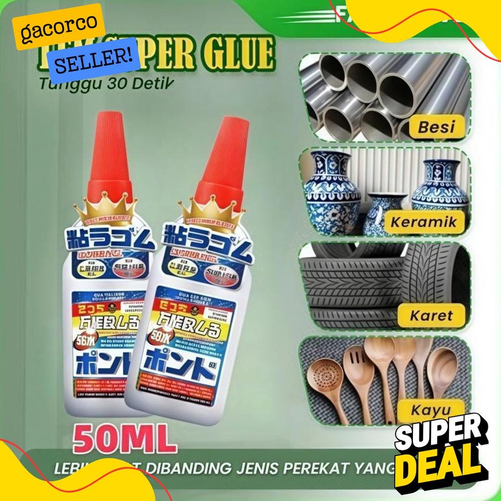 

Lem Super Jepang 50Ml Lem Cair Serbaguna Super Kuat Lem Jepang Lem Sepatu Lem Devil Lem Perbaikan Retak Rangka Mobil Terlengkap Dan Termurah