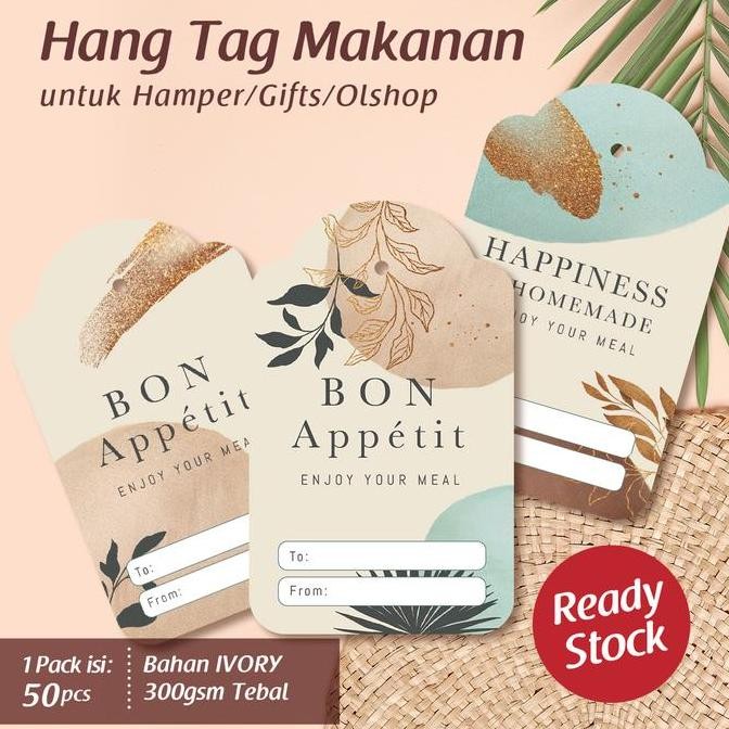 

DISKON Hang Tag Homemade isi 50 / Hang Tag Makanan/ Hang Tag Hampers