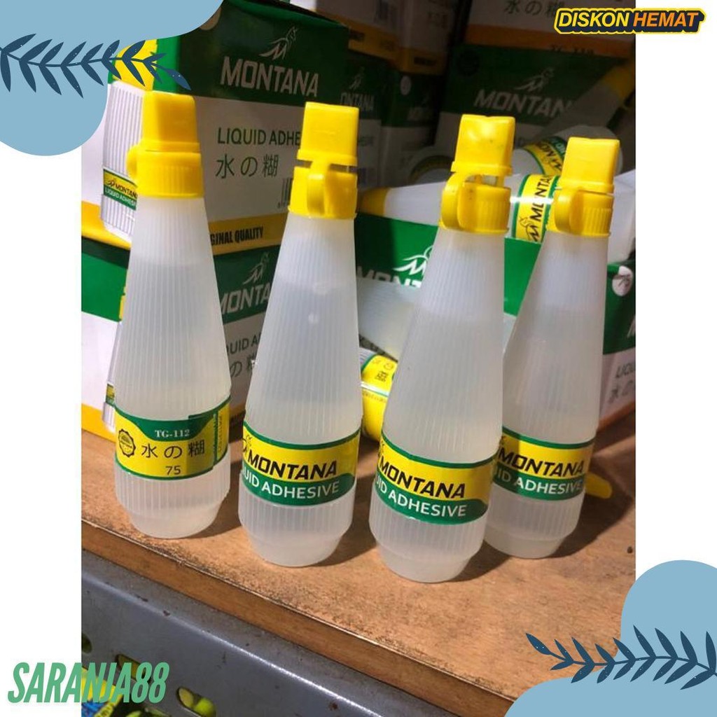 

1Box Tg112 Lem Cair Montana 75Ml Besar // Lem Povinal Flash Sale! Diskon Hingga 70%