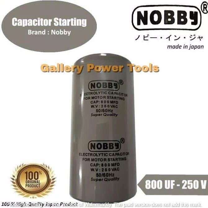 Grosir Kapasitor Starting Nobby 800Uf - 250V Capasitor