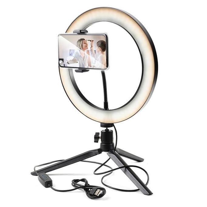 Ringlight 20cm Lampu Halo O Ring Light Youtuber Makeup Lighting Kamera